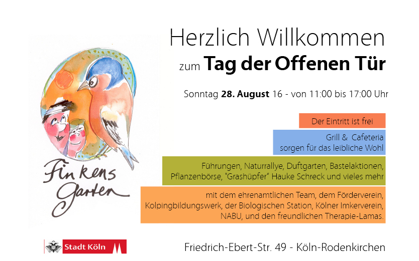 Ankündigung: Tag der offen Tür 2016